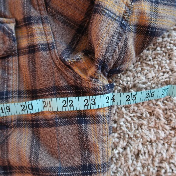 Patagonia Shirt Mens L Plaid Long Slv Fjord Flannel M-weight Organic Lumberjack - Picture 5 of 6